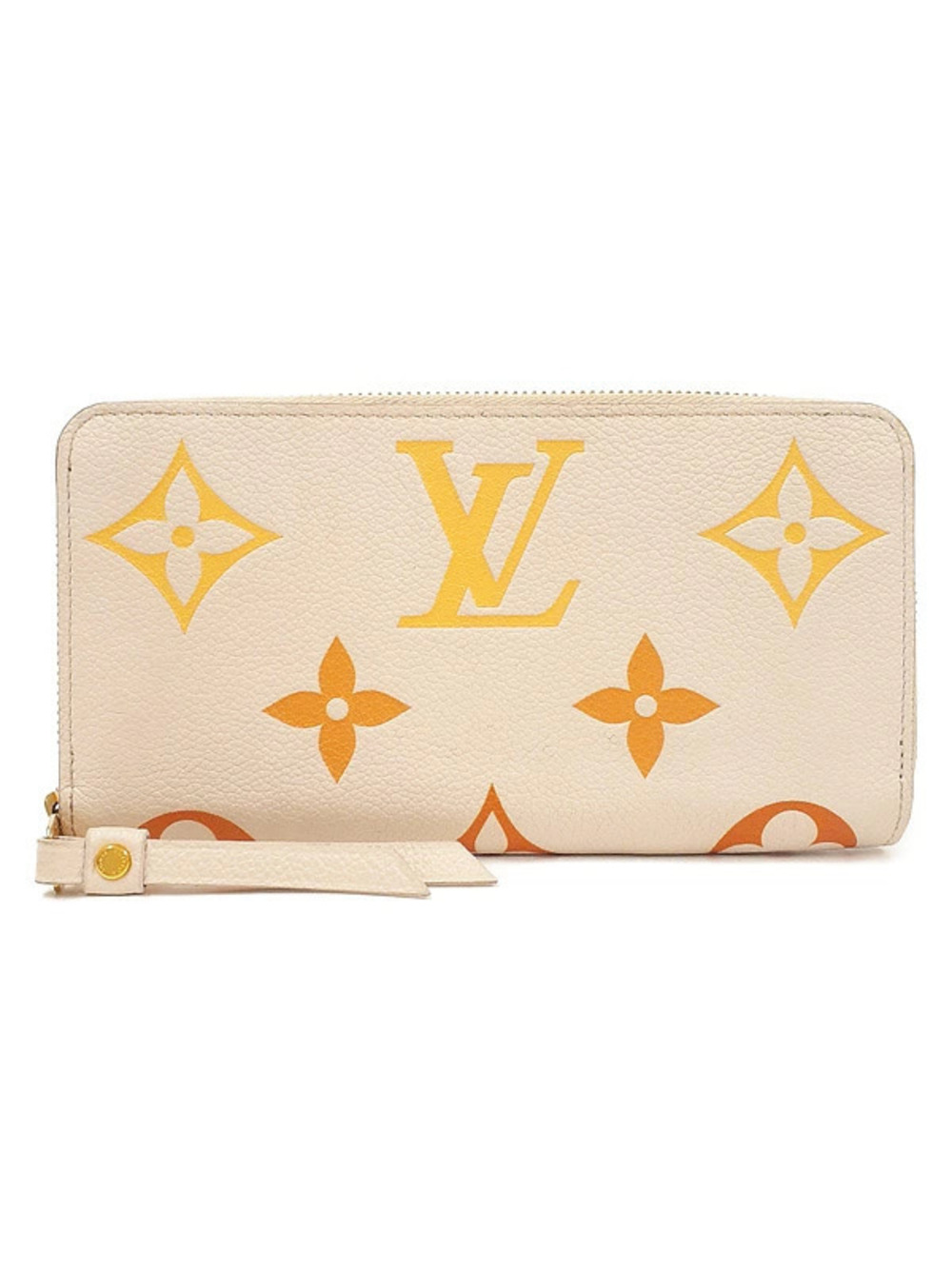 Louis Vuitton Monogram Empreinte Zippy Wallet Round Zipper Long
